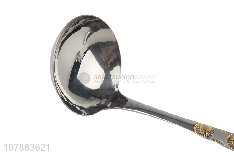 Low price daily use stainless steel soup ladle for household