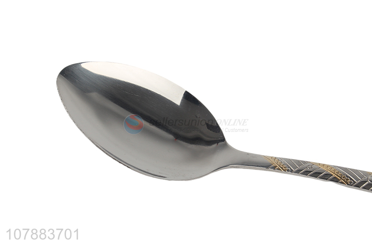 Good selling stainless steel tableware long handle spoon