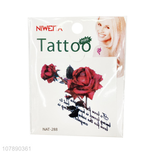 Good Sale Flower Pattern Tattoo Stickers Non-Toxic Temporary Tattoo