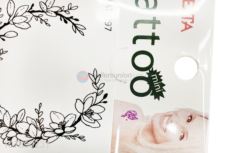 Fashion Design Flower Pattern Body Art Tattoo Cheap Tattoo Stickers