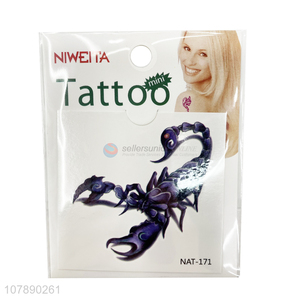 Hot Sale Scorpion Pattern Tattoo Stickers Temporary Tattoo