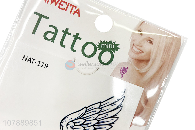 Cool Design Wing Pattern Waterproof Temporary Tattoo Sticker