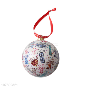 Top products colourful hanging christmas ball for home décor