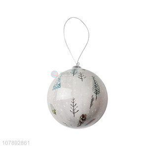 High quality home décor plastic hanging christmas ball ornaments wholesale
