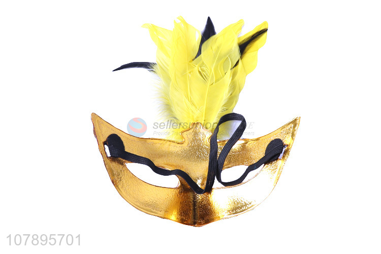 Factory price decorative party feather mask with high quality