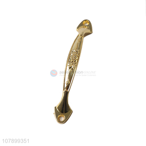 Factory direct sale golden metal carved universal drawer handle
