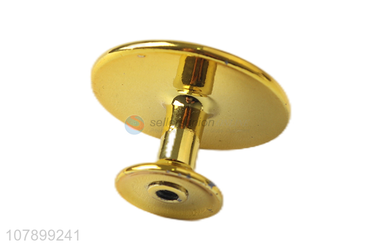 Factory wholesale golden zinc alloy single hole drawer handle