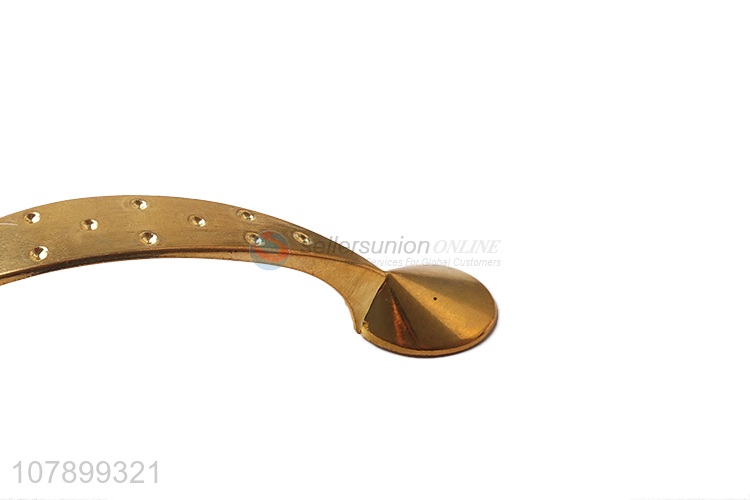 Wholesale golden hollow drawer handle aluminum alloy furniture handle
