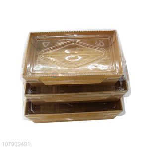 Factory direct sale cowhide lunch box disposable takeaway box