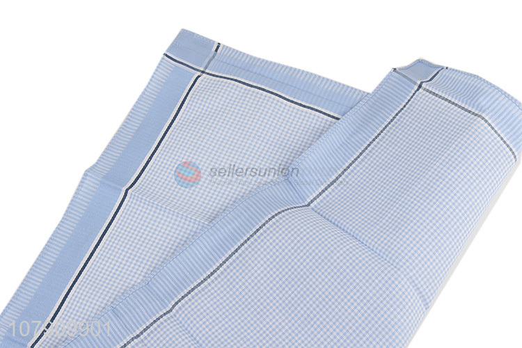 New arrival light blue simple portable handkerchief for men