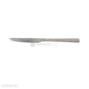 Factory price stainless steel non-slip handle knife for dinnerware