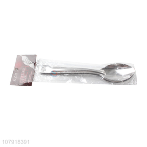 Wholesale silver stainless steel eating spoon universal tableware