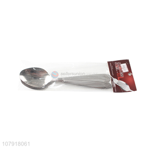 Yiwu direct sale silver stainless steel food-grade spoon