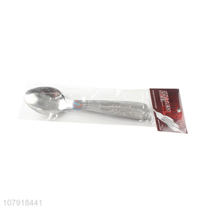 Best seller silver stainless steel food grade eating spoon