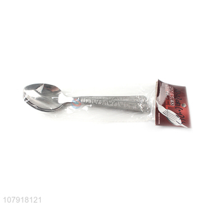 Low price direct sale silver stainless steel eating spoon