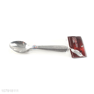 Hign quality silver stainless steel eating spoon