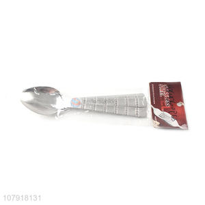 New products silver stainless steel food-grade eating spoon