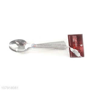 Good quality silver stainless steel universal eating spoon