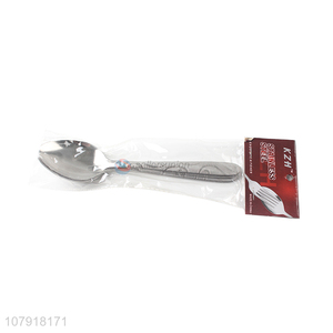 Factory direct sale silver stainless steel eating spoon