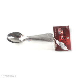 Yiwu direct sale silver stainless steel food grade dinner spoon