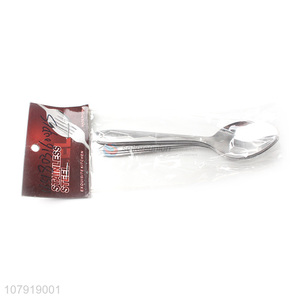 Good price silver stainless steel dinner spoon for eating