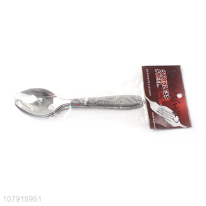 Low price silver stainless steel food grade table spoon wholesale