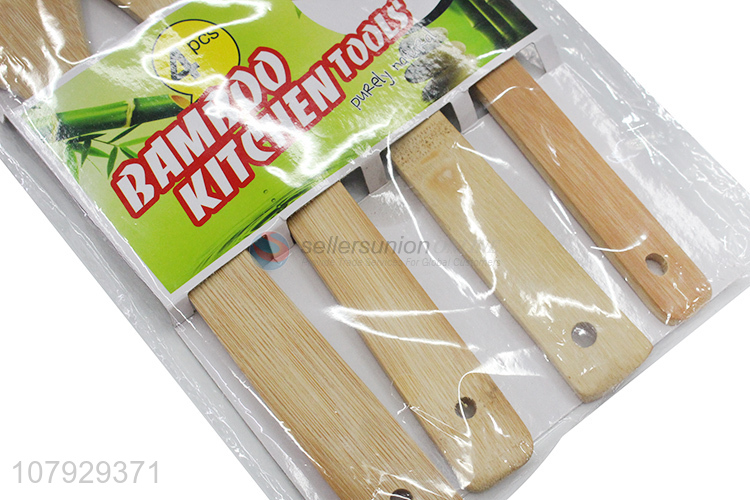 Yiwu direct sale bamboo spatula eco-friendly set for kitchen