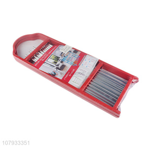 High quality simple aluminum tube splicable shoe rack for household