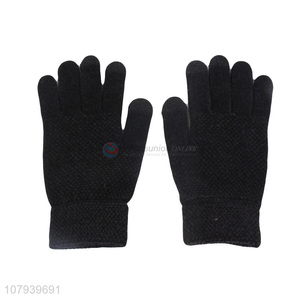 Popular Winter Knitted Gloves Ladies Comfortable Warm Gloves