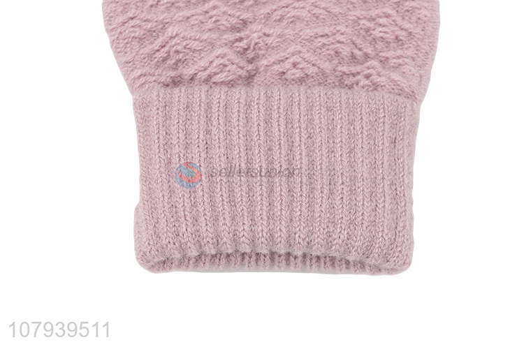 Best Quality Winter Touch Screen Gloves Women Knitted Gloves