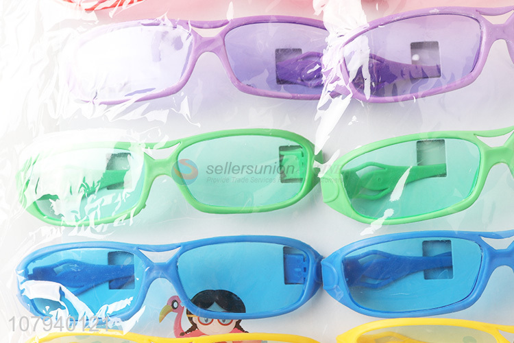 Best Price Kids Summer Outdoor Sunglasses Fashion Plastic Sunshades