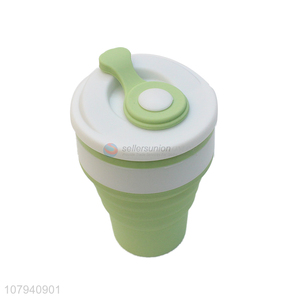 China wholesale portable folding silicone water cup for sale