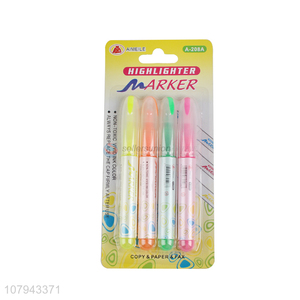New arrival eco-friendly non-toxic students highlighter marker