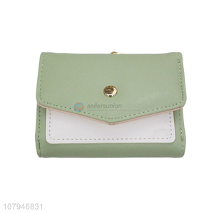 Yiwu wholesale simple design women mini portable wallet for sale