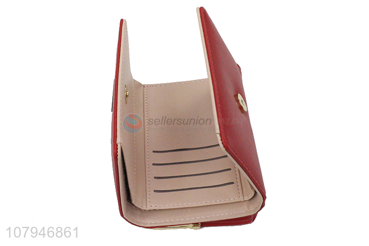 China factory red fashion women handbag mini wallet for sale
