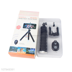 High quality flexible photography mobile phone tripod with remote shutter