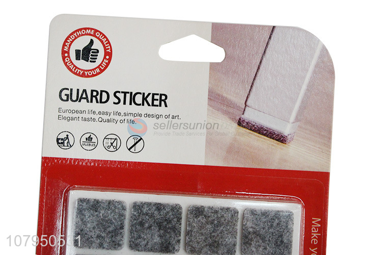 Yiwu wholesale grey felt protection mat non-slip table foot mat