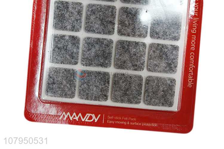 Yiwu wholesale grey felt protection mat non-slip table foot mat