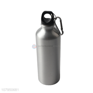 Yiwu wholesale silver aluminum sports bottle outdoor portable water bottle