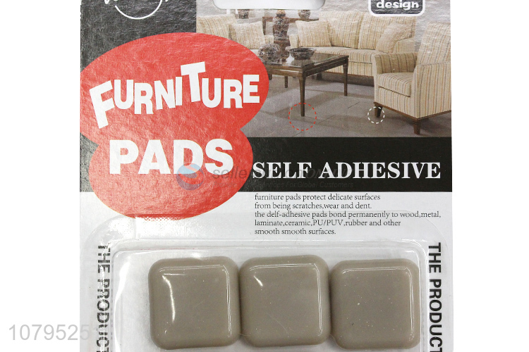 Good Quality Plastic Self Adhesive Furniture Glide Pad Table Foot Pad