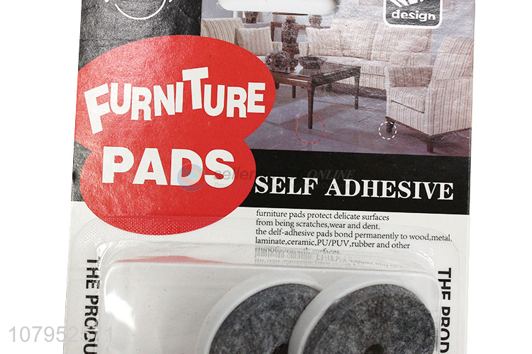 Self Adhesive Furniture Leg Felt Pad Floor Protection Anti-Slip Pads