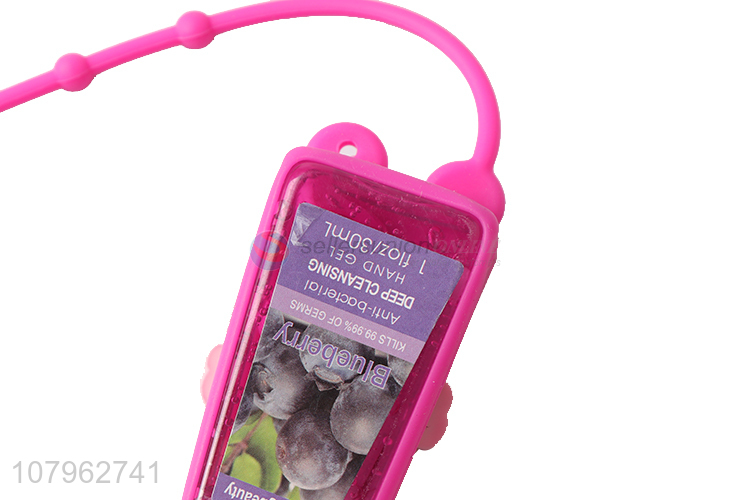 New product blueberry scented travel pocketable hand sanitizer for kids