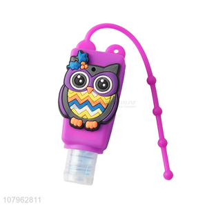 New arrival fruits fragrance children hand sanitizer with silicone holder
