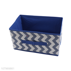 Yiwu wholesale non-woven fabric printing storage box with lid