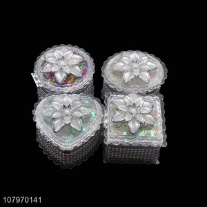 Most popular decorative plastic jewelry box for gift packaging
