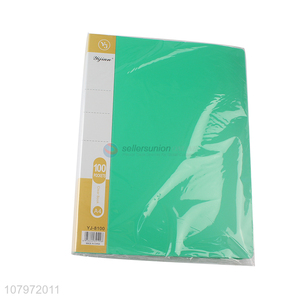 High quality clear transparent display book data book file folder