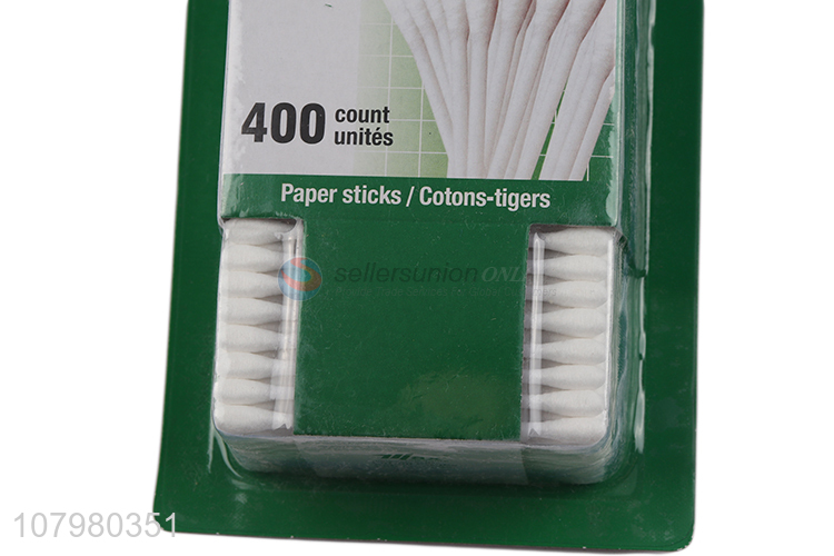 Factory wholesale cleaning makeup paper sticks cotton swabs