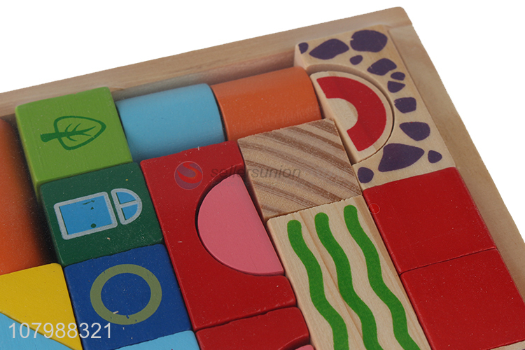 Best selling children funny printing toys brick building blocks