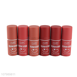 Yiwu wholesale multicolor portable mini blush strips ladies cosmetics