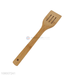 Wholesale from china bamboo cooking tools slotted spatula for kitchen